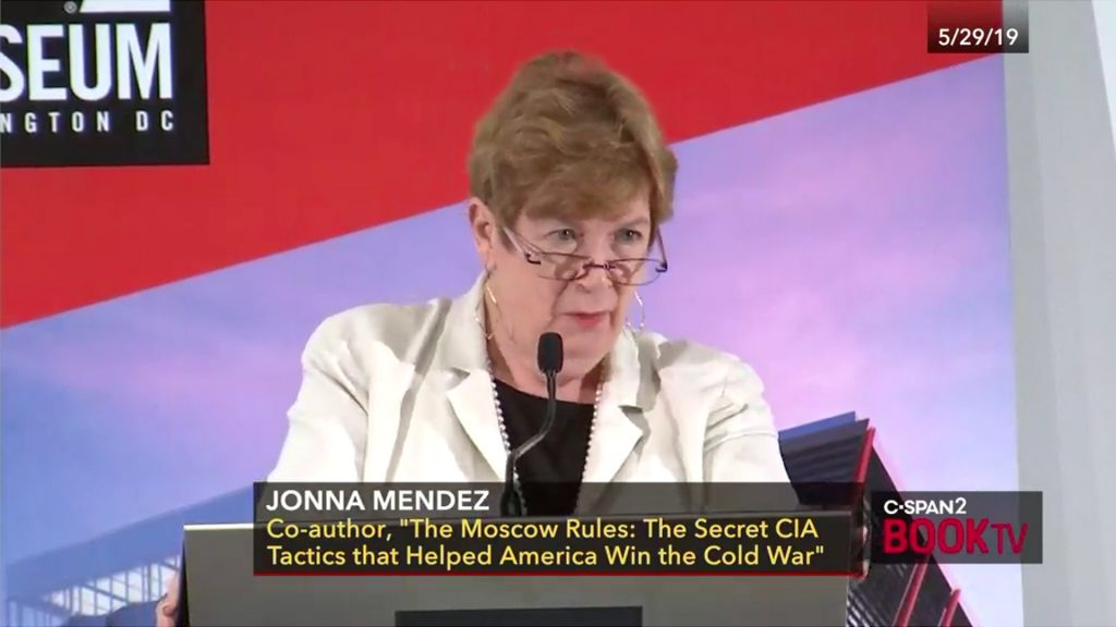 the moscow rules book talk by jonna mendez at the Spy Museum on CSPAN BookTV